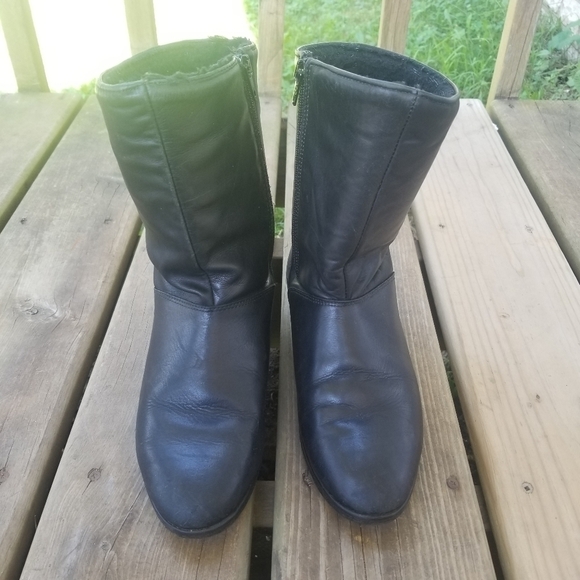 Blondo Waterproof Leather Vintage Zip Boots 8 D - Picture 2 of 9